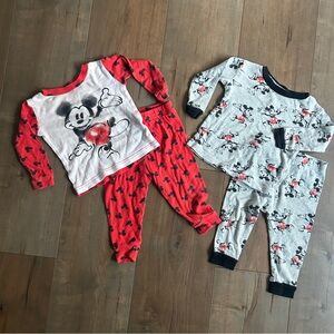 18M Disney Mickey Mouse Pajama Sets